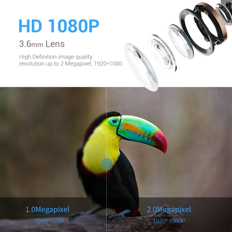 ESCAM PT388 IP66 Waterproof 2MP PIR Motion Detection Two-way Audio Night Vision WiFi Camera with Bird Feeder House