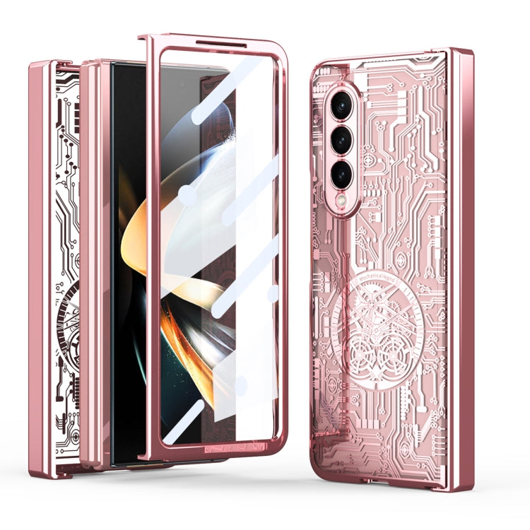 For Samsung Galaxy Z Fold4 5G Mechanical Legend Integrated Electroplating All-inclusive Phone Case