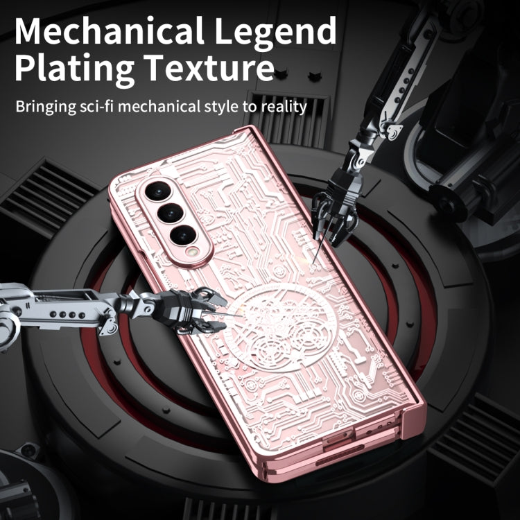 For Samsung Galaxy Z Fold4 5G Mechanical Legend Integrated Electroplating All-inclusive Phone Case