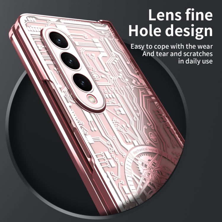 For Samsung Galaxy Z Fold4 5G Mechanical Legend Integrated Electroplating All-inclusive Phone Case