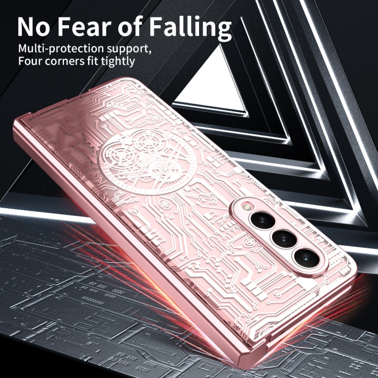 For Samsung Galaxy Z Fold4 5G Mechanical Legend Integrated Electroplating All-inclusive Phone Case