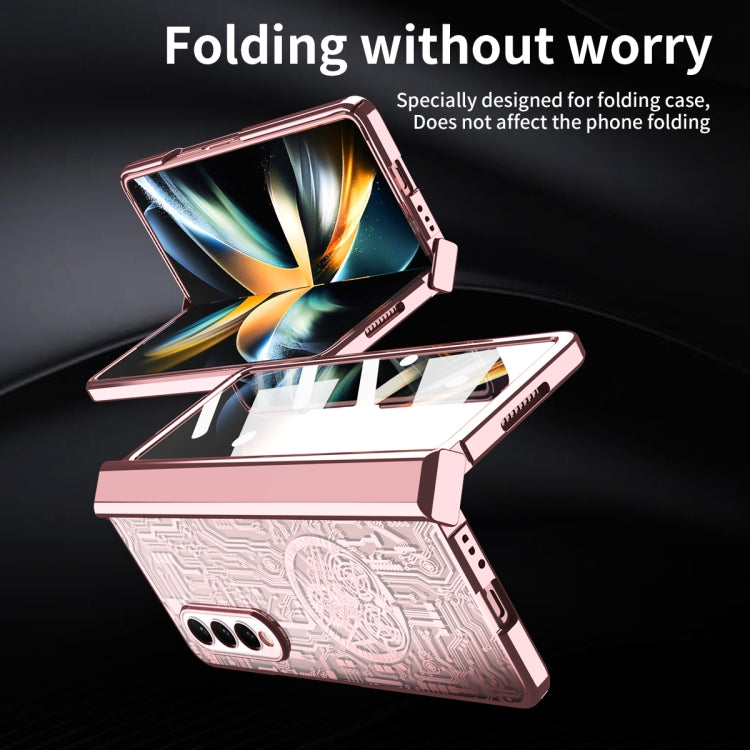 For Samsung Galaxy Z Fold4 5G Mechanical Legend Integrated Electroplating All-inclusive Phone Case