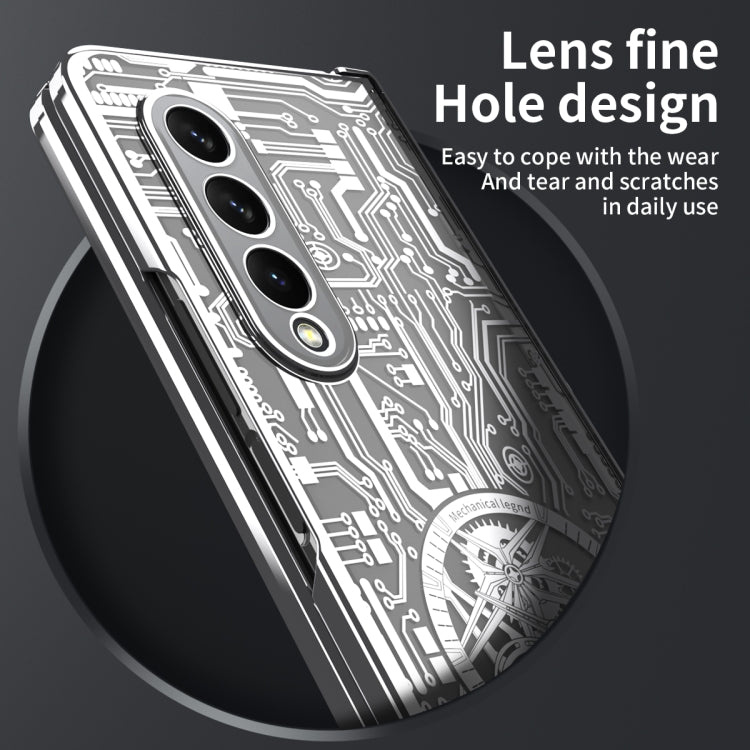 For Samsung Galaxy Z Fold4 5G Mechanical Legend Integrated Electroplating All-inclusive Phone Case