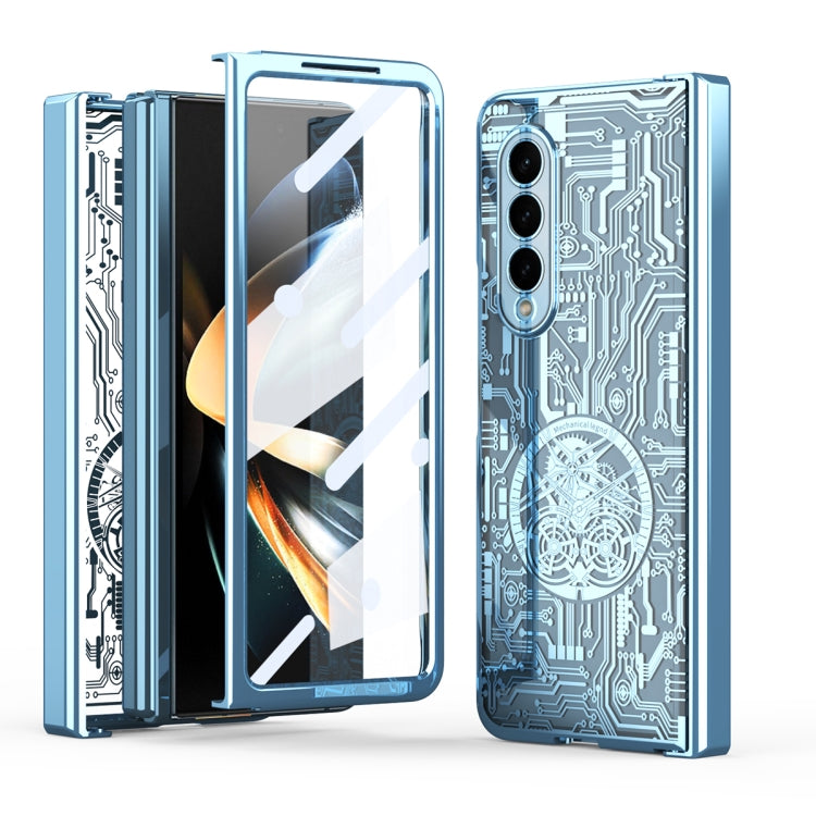 For Samsung Galaxy Z Fold4 5G Mechanical Legend Integrated Electroplating All-inclusive Phone Case