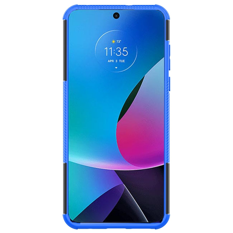 For Motorola Moto G Play 2023/G Pure/G Power 2022 Tire Texture TPU + PC Phone Case with Holder