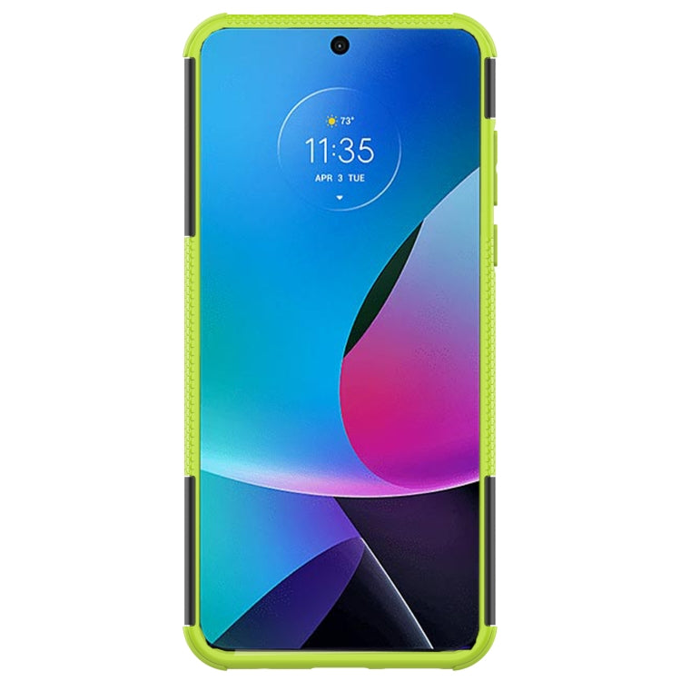 For Motorola Moto G Play 2023/G Pure/G Power 2022 Tire Texture TPU + PC Phone Case with Holder