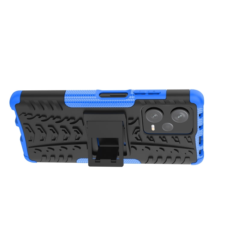 For Xiaomi Redmi Note 12 Pro+ 5G Tire Texture TPU + PC Phone Case with Holder