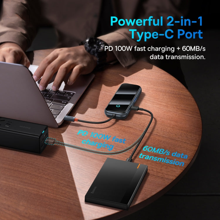 Baseus Extreme II WKJZ010513 4 in 1 USB-C / Type-C to USB3.0x4 HUB Adapter(Space Grey)