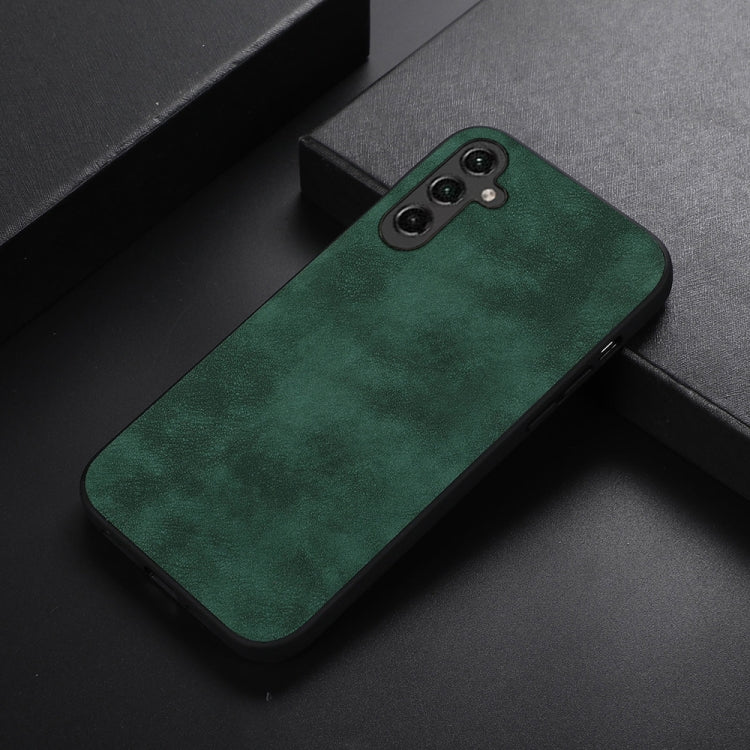 For Samsung Galaxy A24 4G Morocco Texture PU Phone Case