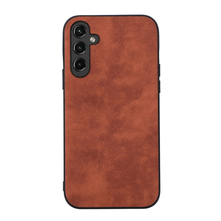 For Samsung Galaxy A24 4G Morocco Texture PU Phone Case