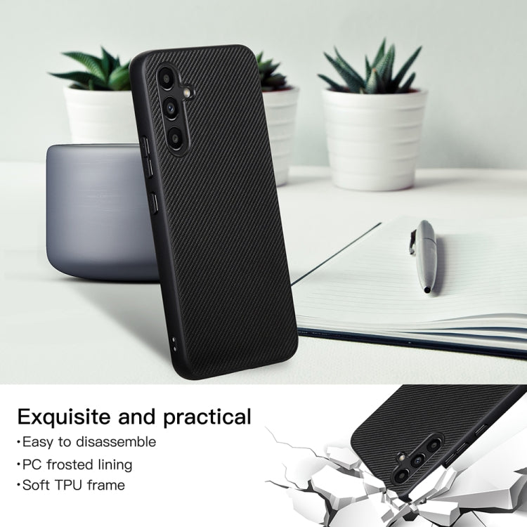 For Samsung Galaxy A54 5G ViLi TC Series Kevlar Carbon Fiber Texture Phone Case(Black)