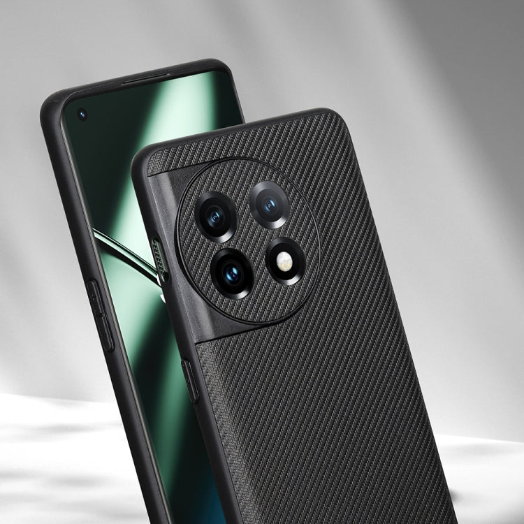 For OnePlus 11 ViLi TC Series Kevlar Carbon Fiber Texture Phone Case(Black)