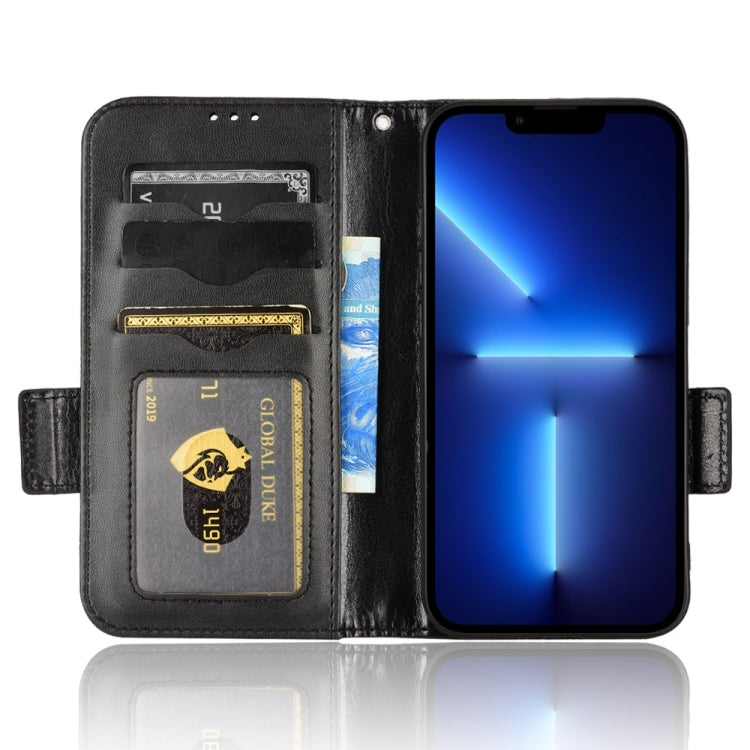 For iPhone 13 Pro Symmetrical Triangle Leather Phone Case
