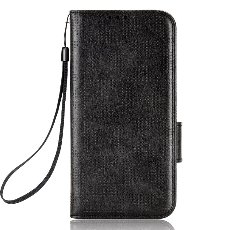 For iPhone 13 mini Symmetrical Triangle Leather Phone Case
