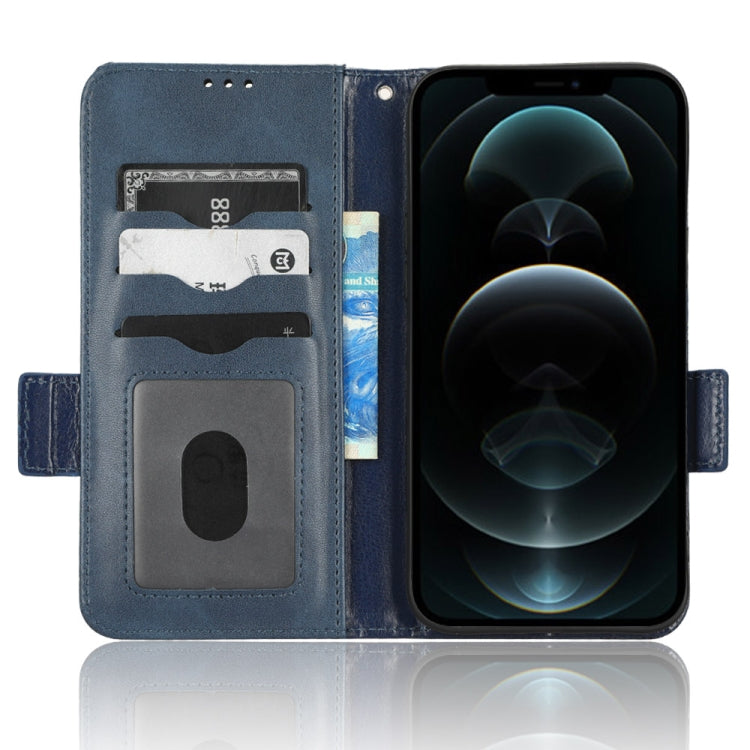 For iPhone 12 Pro Max Symmetrical Triangle Leather Phone Case