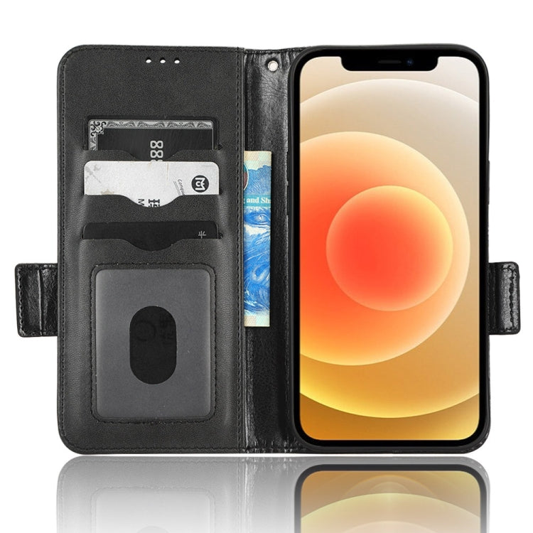 For iPhone 12 mini Symmetrical Triangle Leather Phone Case