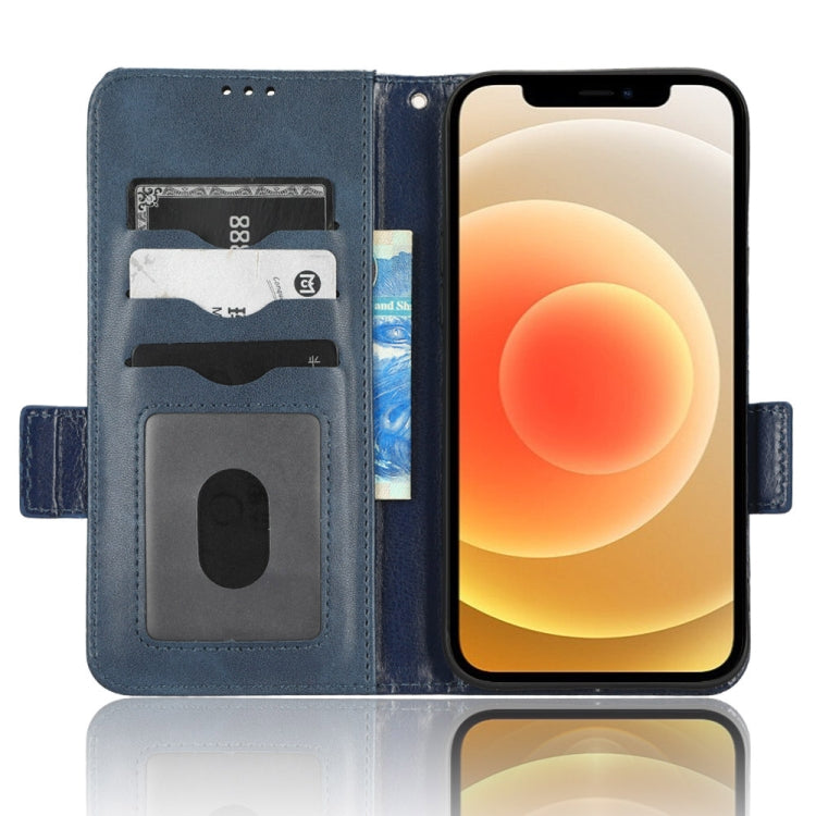 For iPhone 12 mini Symmetrical Triangle Leather Phone Case