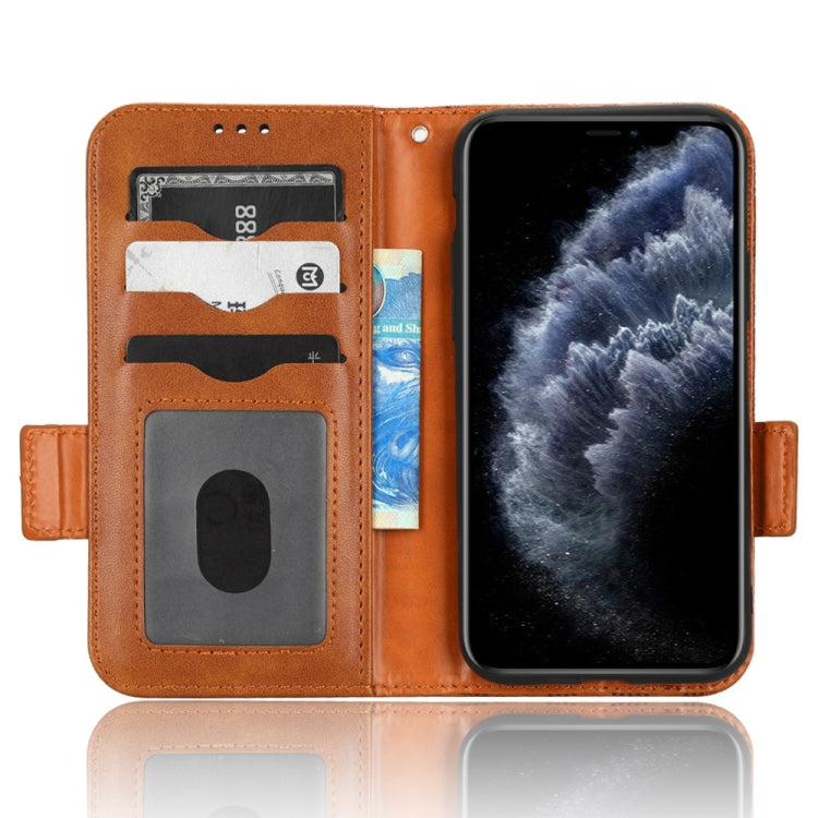 For iPhone 11 Pro Max Symmetrical Triangle Leather Phone Case