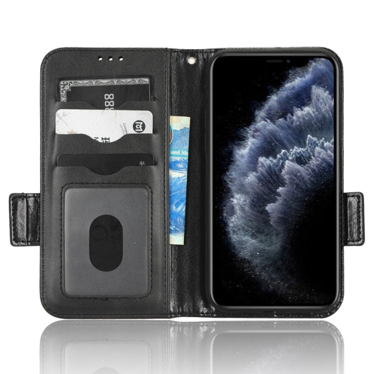 For iPhone 11 Pro Symmetrical Triangle Leather Phone Case