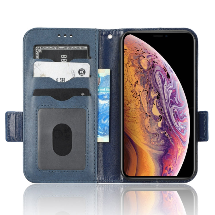 For iPhone XS / X Symmetrical Triangle Leather Phone Case