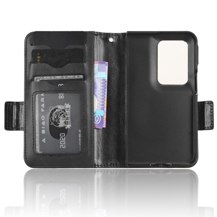 For OPPO Find N2 Symmetrical Triangle Leather Phone Case