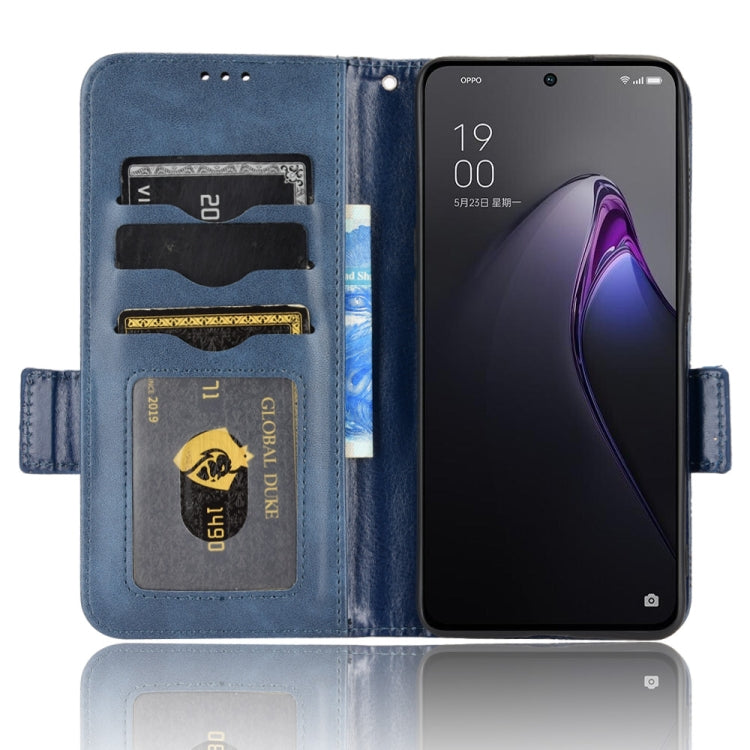 For OPPO Reno8 Pro+ Symmetrical Triangle Leather Phone Case