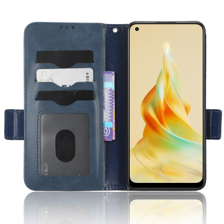 For OPPO Reno8 T 4G Symmetrical Triangle Leather Phone Case