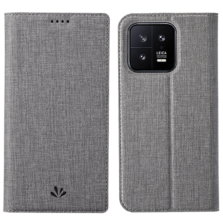 For Xiaomi 13 ViLi DMX Series Shockproof Magnetic Flip Leather Phone Case