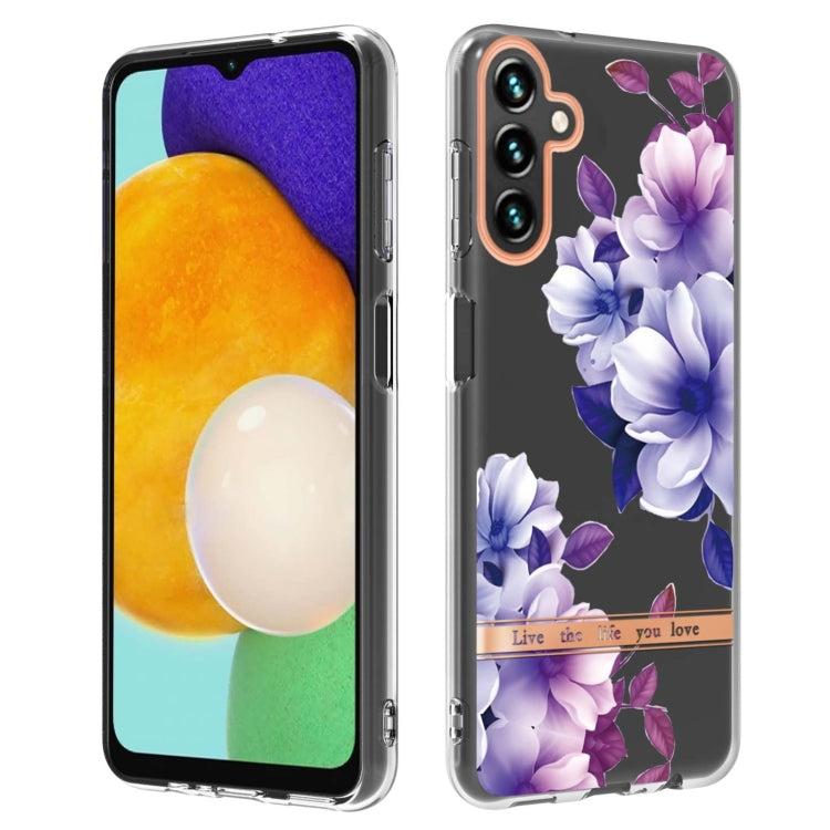 For Samsung Galaxy A34 5G Flowers and Plants Series IMD TPU Phone Case
