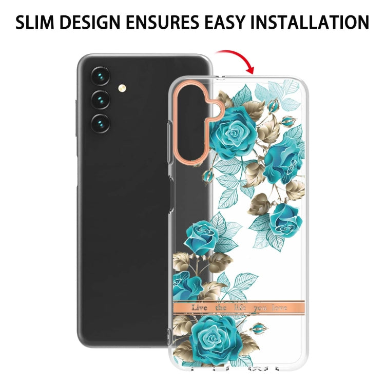 For Samsung Galaxy A34 5G Flowers and Plants Series IMD TPU Phone Case