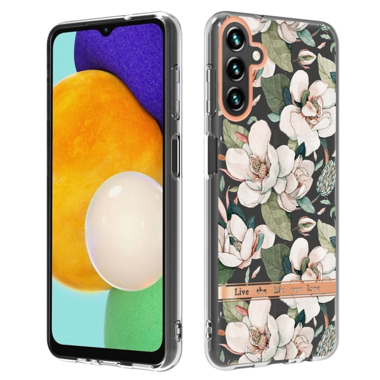 For Samsung Galaxy A34 5G Flowers and Plants Series IMD TPU Phone Case