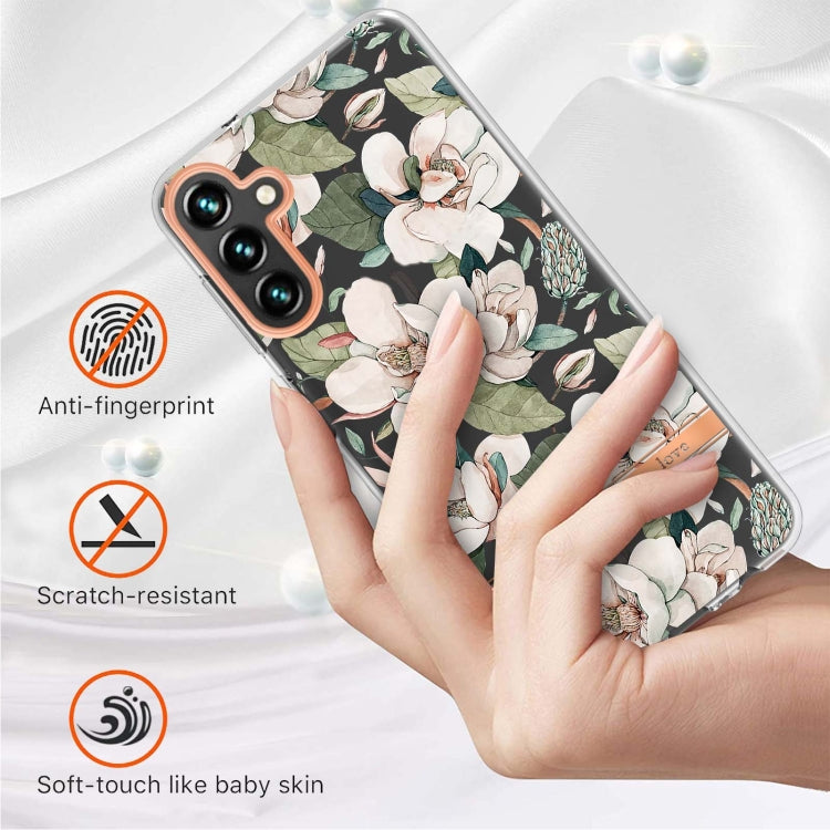For Samsung Galaxy A34 5G Flowers and Plants Series IMD TPU Phone Case