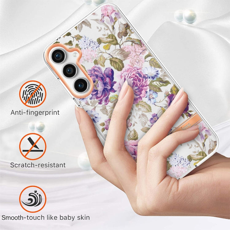 For Samsung Galaxy S23 FE 5G Flowers and Plants Series IMD TPU Phone Case