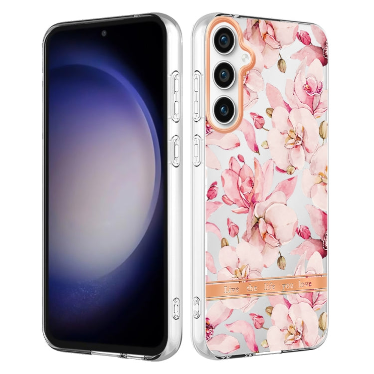 For Samsung Galaxy S23 FE 5G Flowers and Plants Series IMD TPU Phone Case