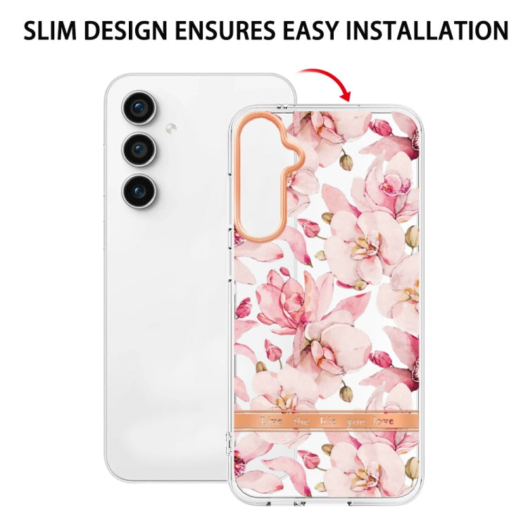For Samsung Galaxy S23 FE 5G Flowers and Plants Series IMD TPU Phone Case