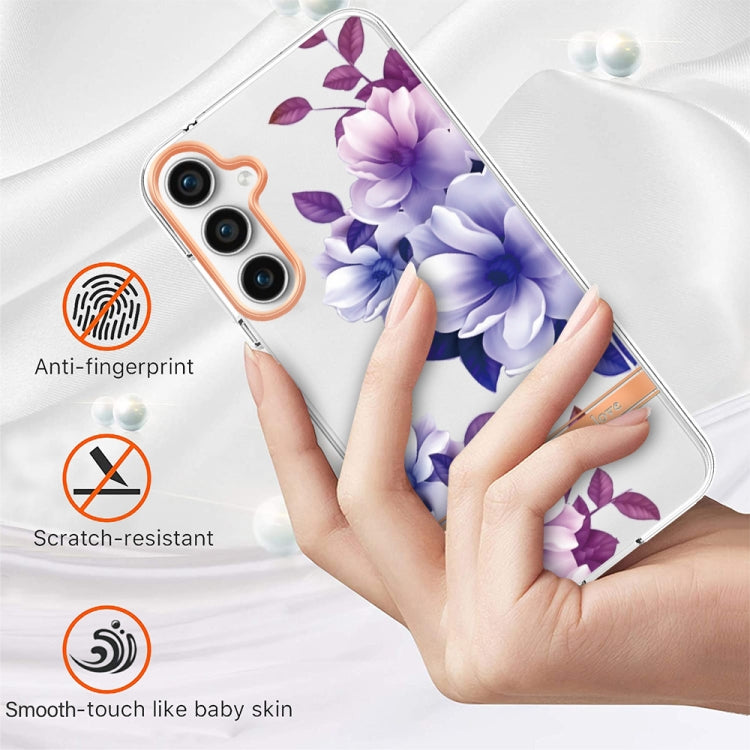 For Samsung Galaxy S23 FE 5G Flowers and Plants Series IMD TPU Phone Case