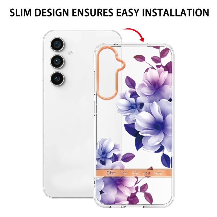 For Samsung Galaxy S23 FE 5G Flowers and Plants Series IMD TPU Phone Case