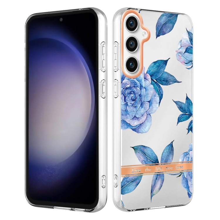 For Samsung Galaxy S23 FE 5G Flowers and Plants Series IMD TPU Phone Case