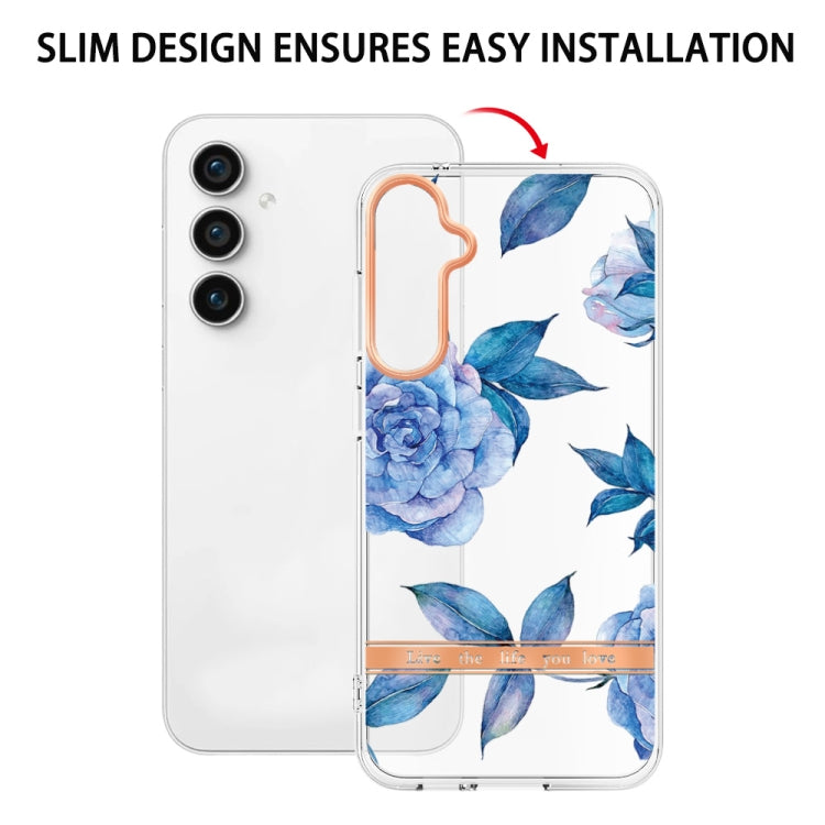 For Samsung Galaxy S23 FE 5G Flowers and Plants Series IMD TPU Phone Case