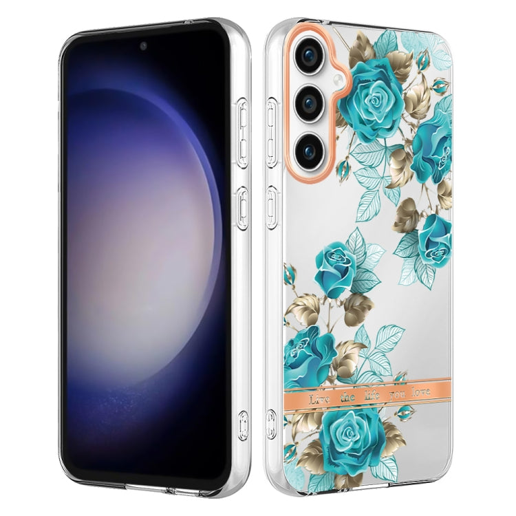 For Samsung Galaxy S23 FE 5G Flowers and Plants Series IMD TPU Phone Case