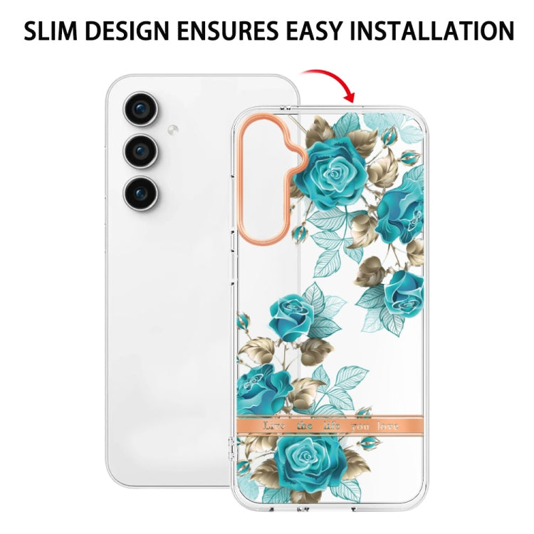 For Samsung Galaxy S23 FE 5G Flowers and Plants Series IMD TPU Phone Case