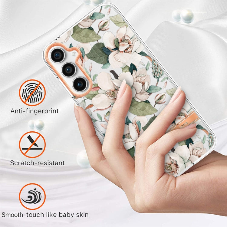 For Samsung Galaxy S23 FE 5G Flowers and Plants Series IMD TPU Phone Case