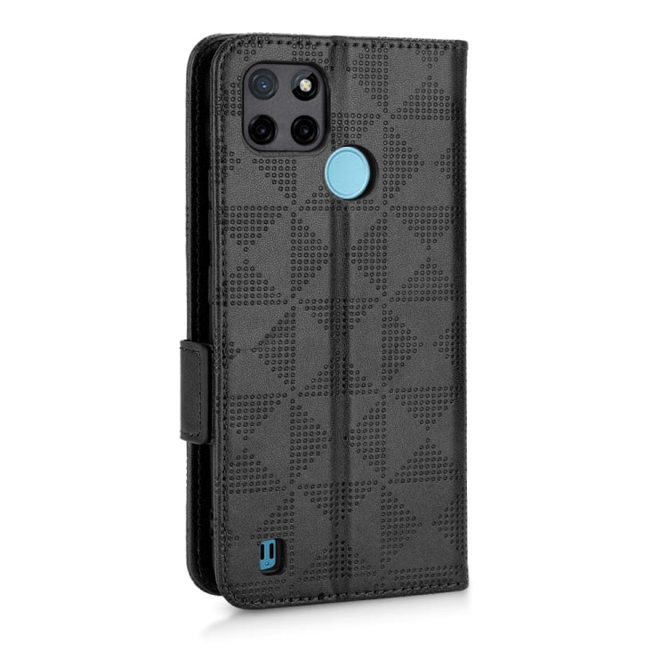 For Realme C21Y / C25Y Symmetrical Triangle Leather Phone Case