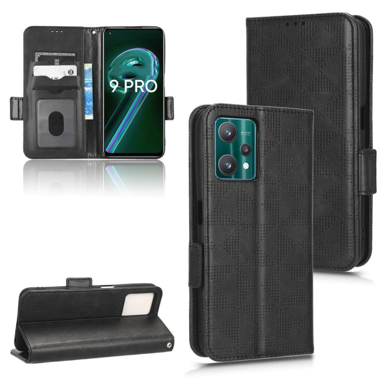 For Realme 9 Pro / 9 5G / Q5 Symmetrical Triangle Leather Phone Case