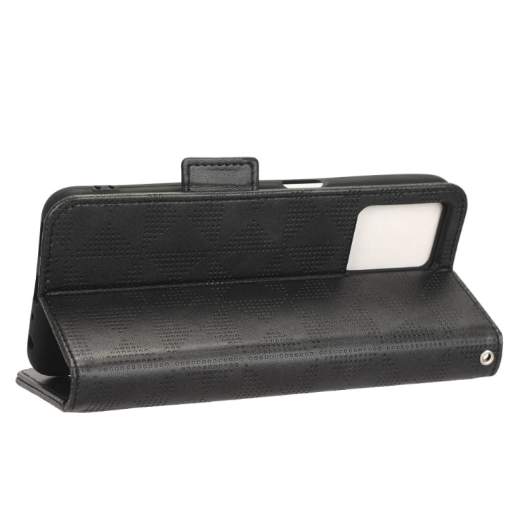 For Realme 9 Pro / 9 5G / Q5 Symmetrical Triangle Leather Phone Case