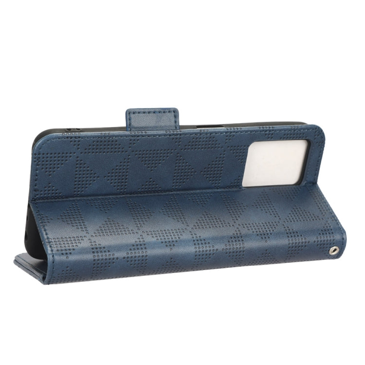 For Realme 9 Pro / 9 5G / Q5 Symmetrical Triangle Leather Phone Case