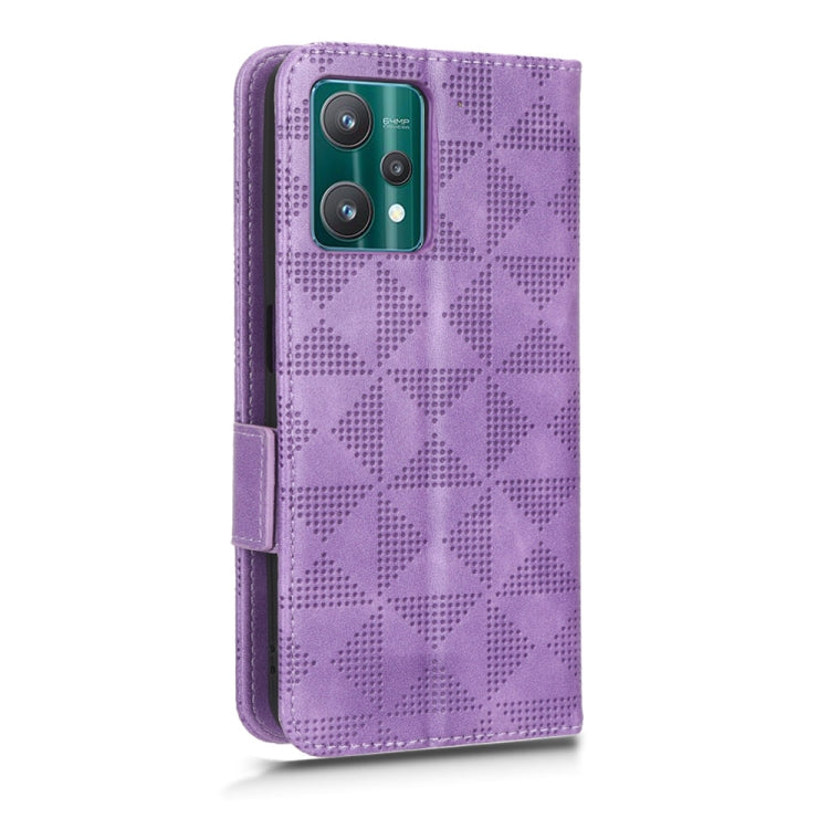 For Realme 9 Pro / 9 5G / Q5 Symmetrical Triangle Leather Phone Case