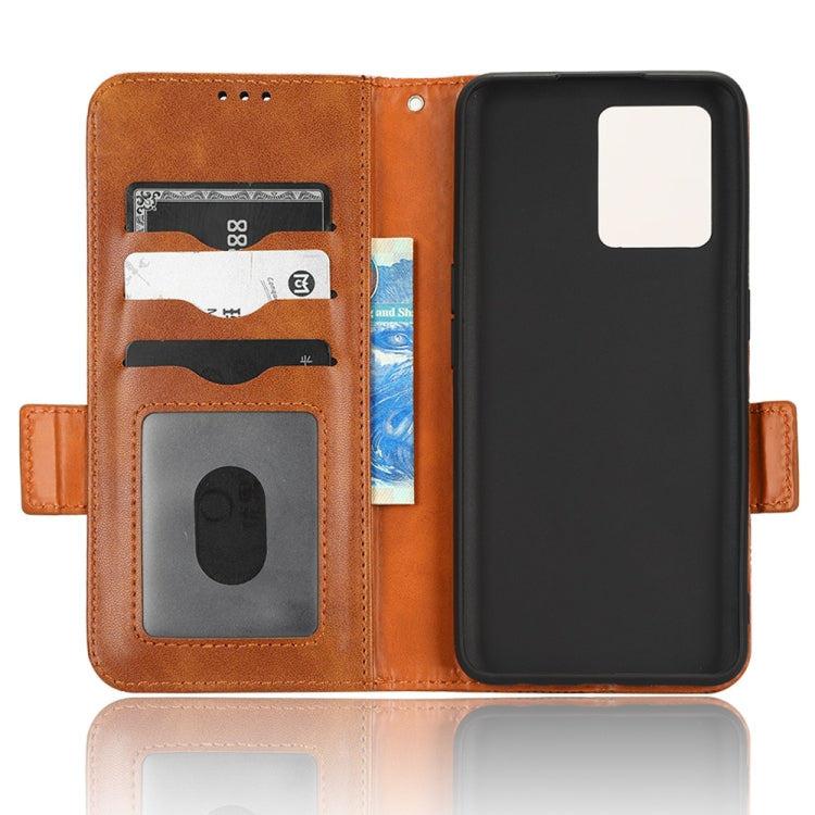 For Realme 9 Pro+ / 9 4G Symmetrical Triangle Leather Phone Case