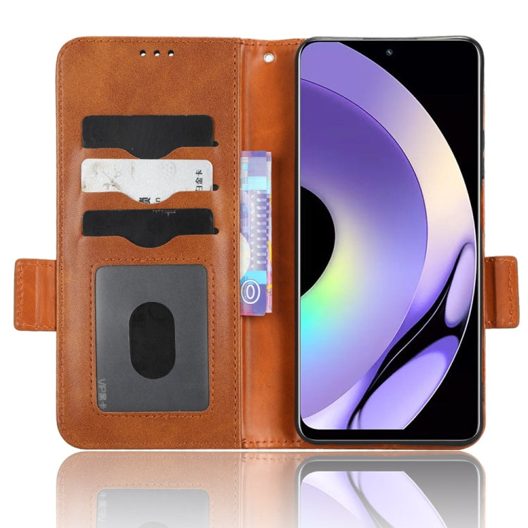 For Realme 10 4G Symmetrical Triangle Leather Phone Case