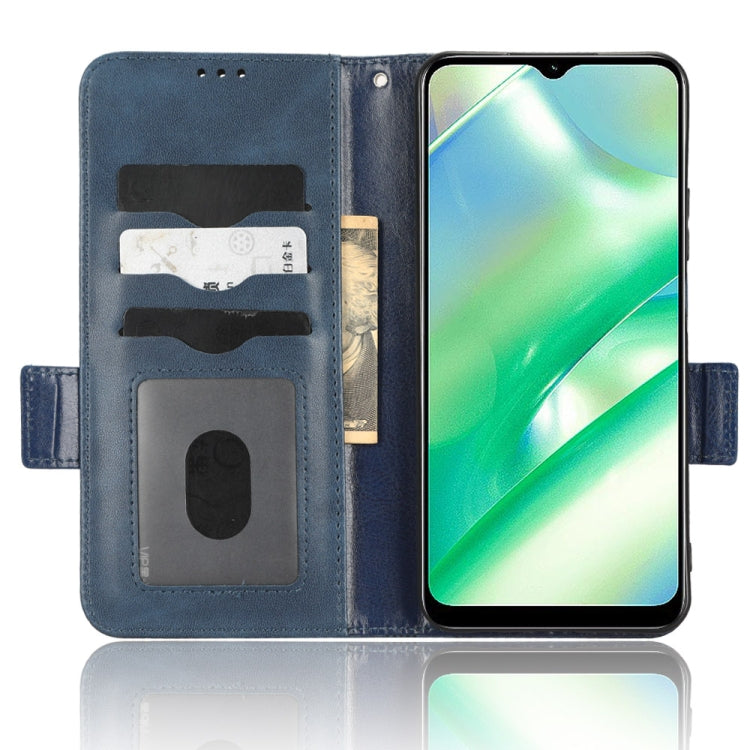 For Realme C33 4G Symmetrical Triangle Leather Phone Case